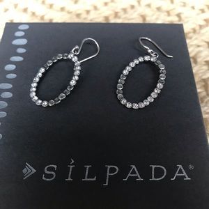 Silpada “Oval Glitz” Earrings
